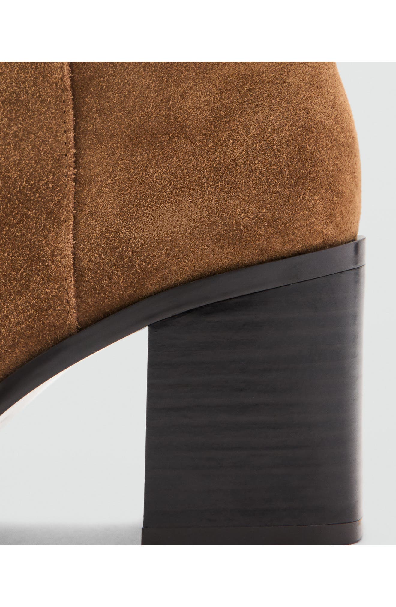 Suede  Ankle Boot, Alternate, color, TOBACCO BROWN