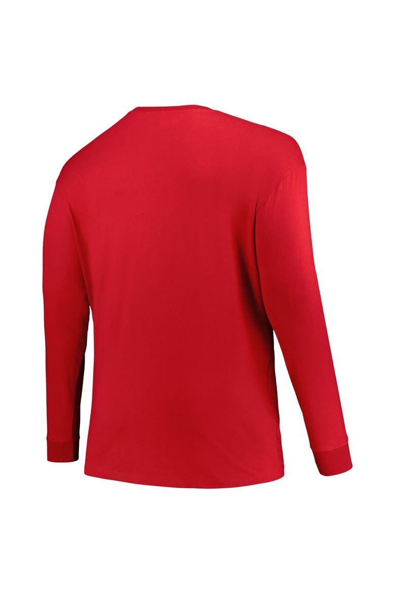Men's Champion Crimson Alabama Crimson Tide Big & Tall Arch Long Sleeve T-Shirt, Alternate, color, Crimson