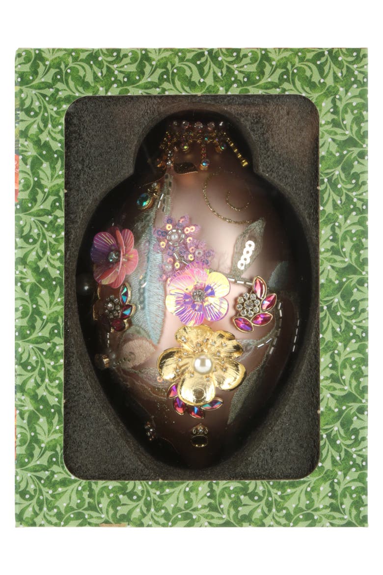 Kings Jewel Finial Ornament, Pink, Alternate, color, Blush