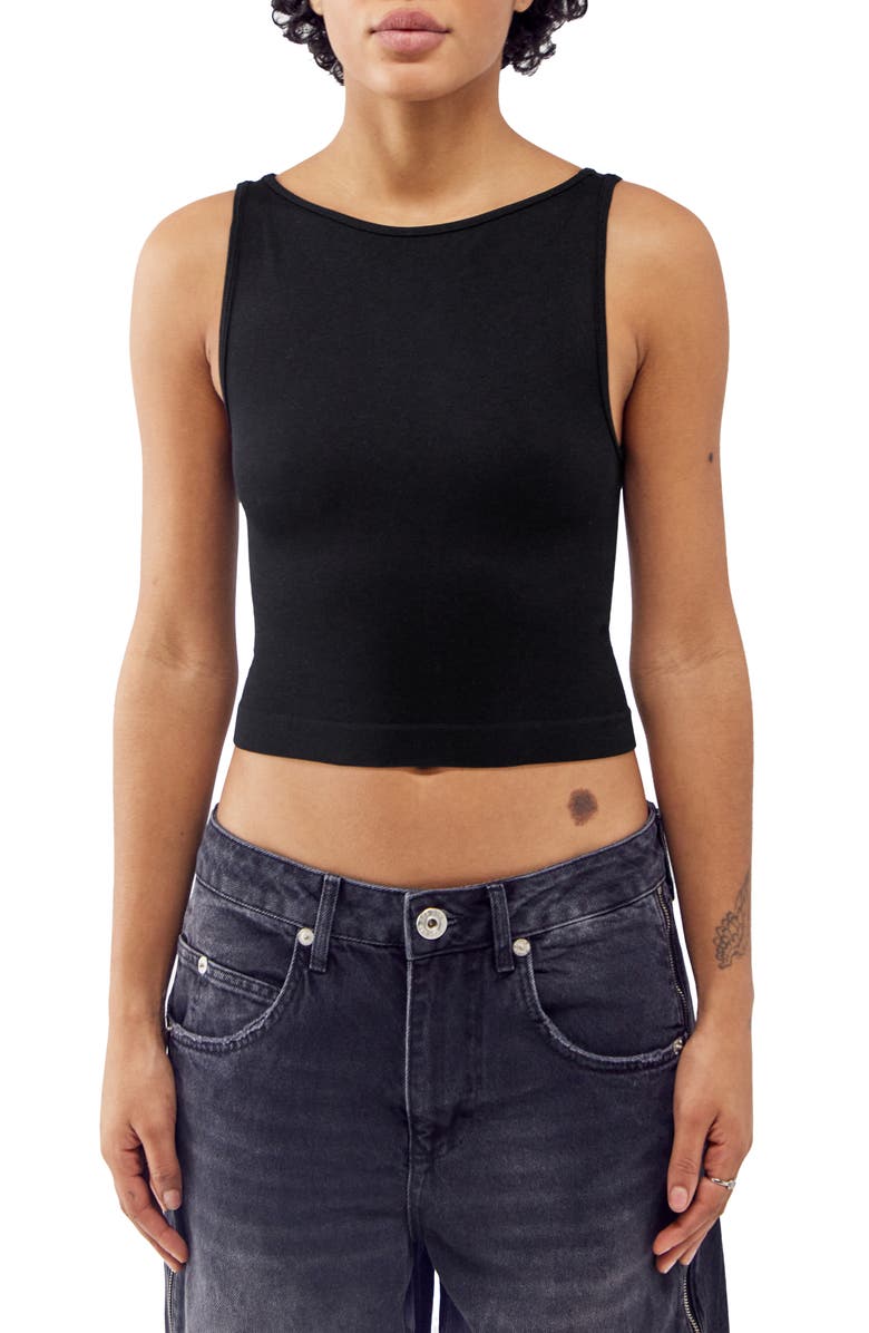 BDG Urban Outfitters Rib Crop Tank, Main, color,