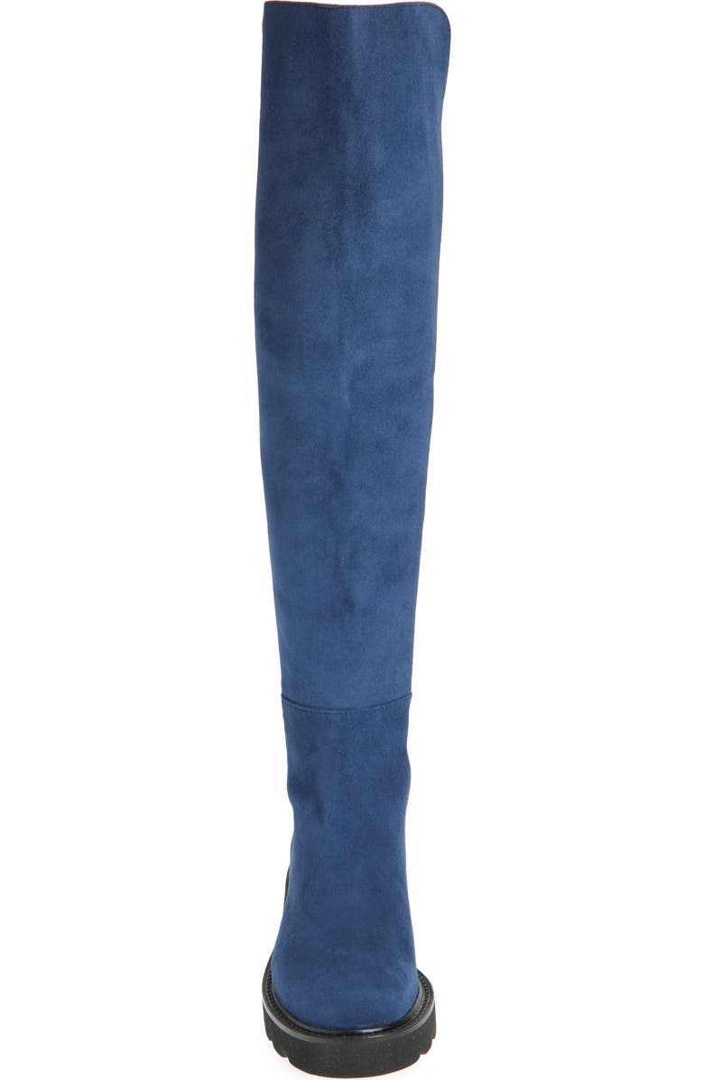 Stuart Weitzman 5050 Lift Over the Knee Boot, Alternate, color, Indigo