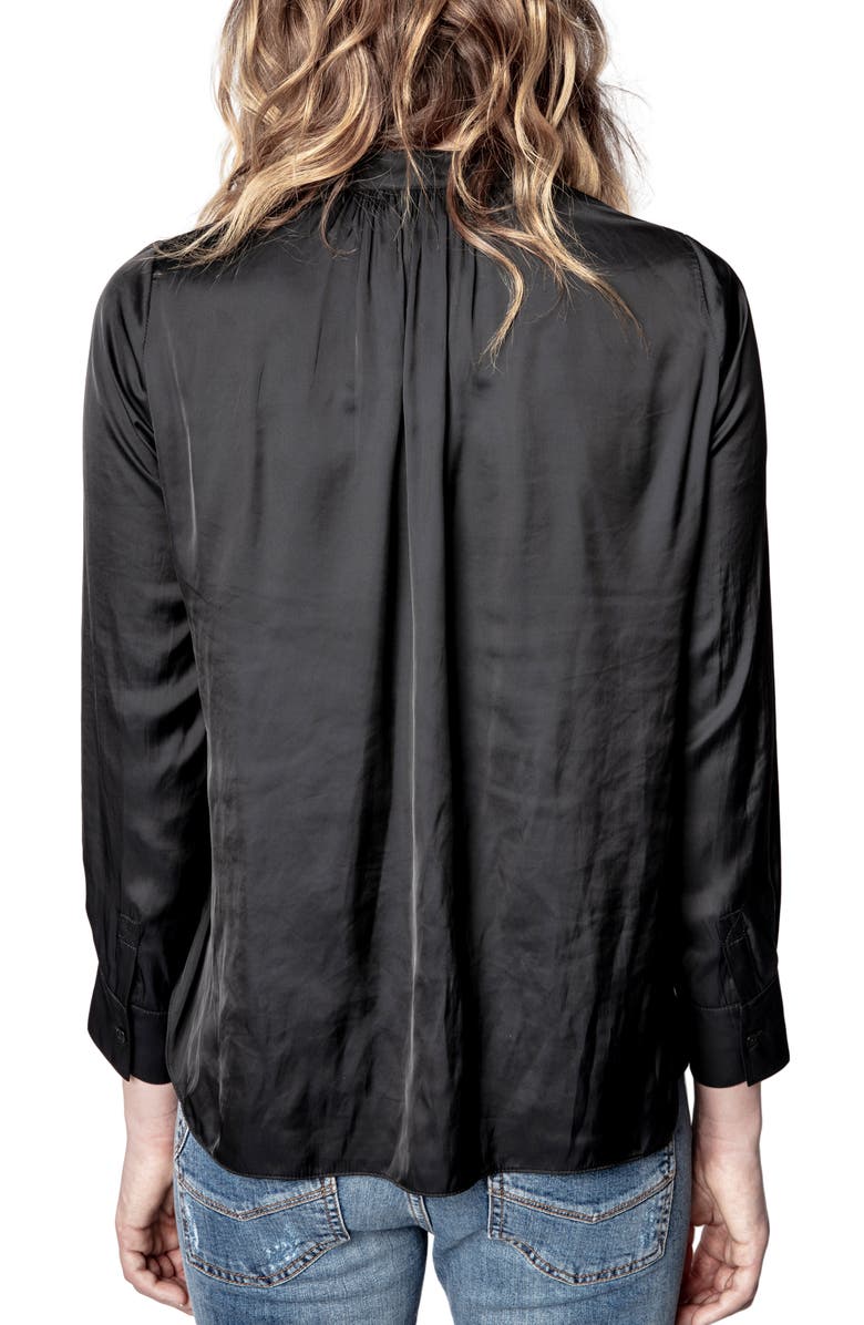 Zadig & Voltaire Tink Blouse, Alternate, color, 