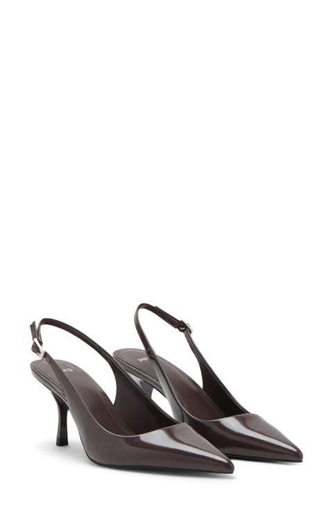 Pointed Toe Slingback Pump (Women)