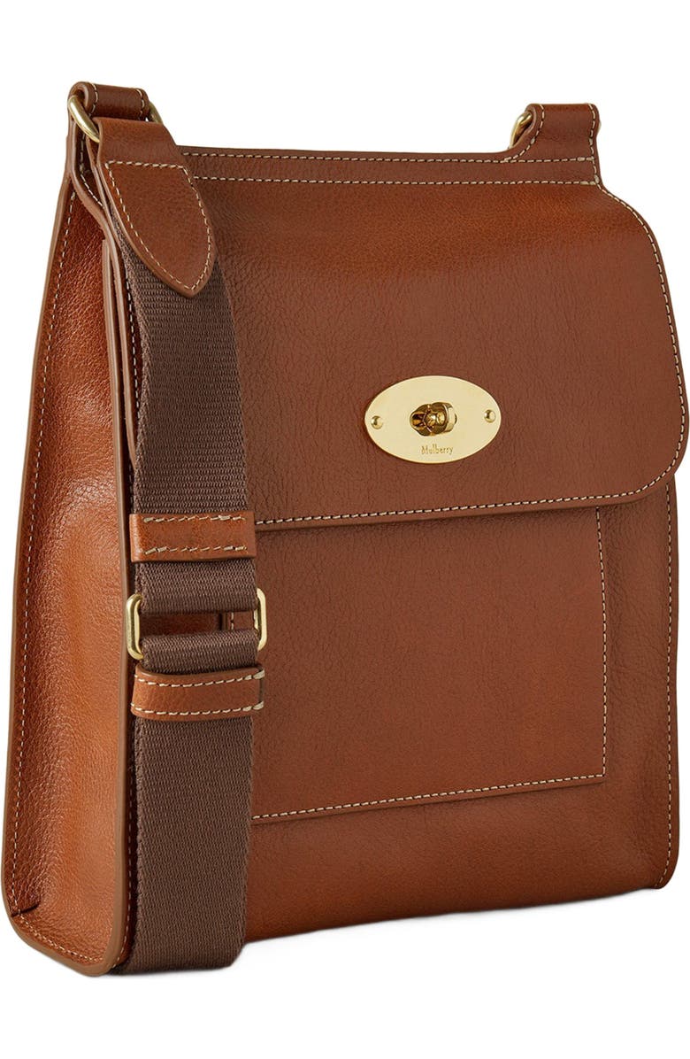 Mulberry Antony Leather Stitched Crossbody Bag, Alternate, color,