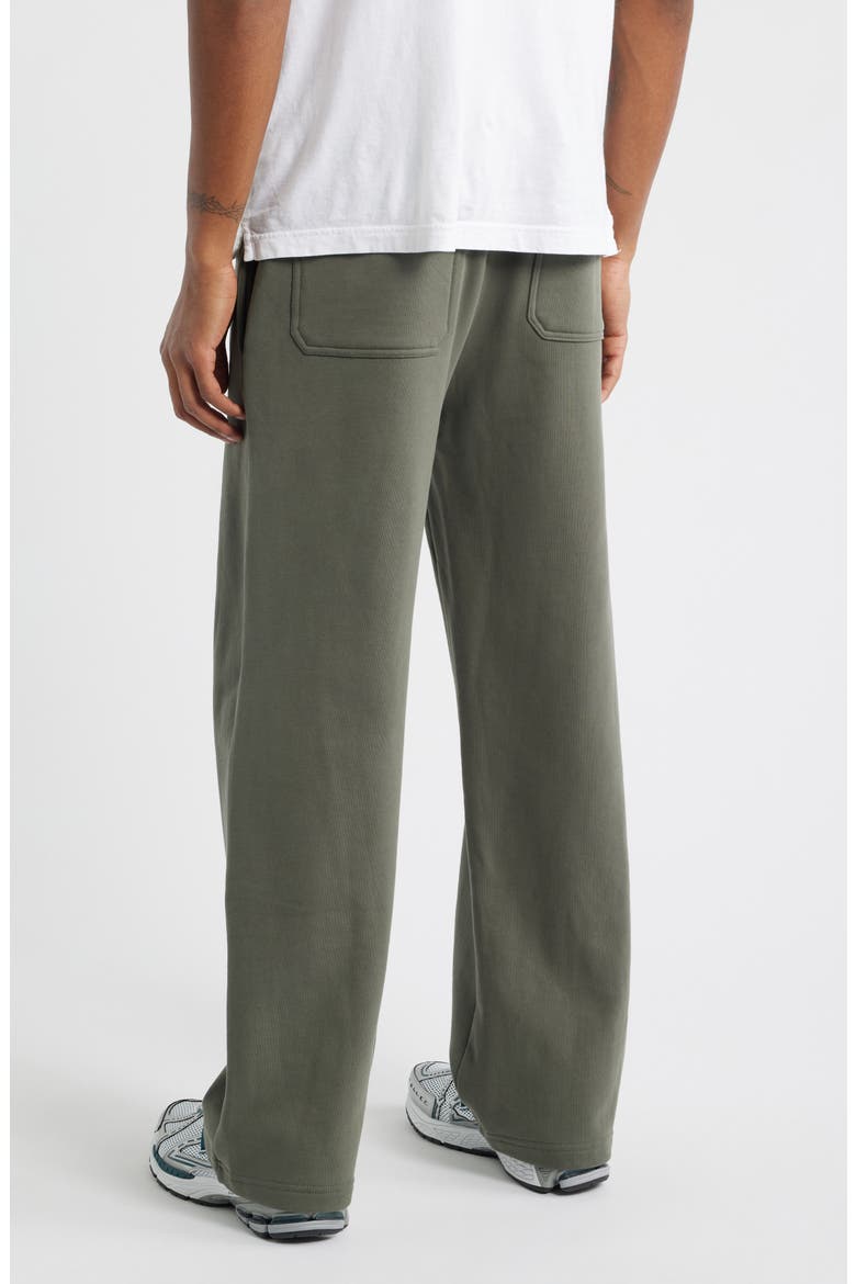 Cameron Military Graphic Straight Leg Sweatpants, Alternate, color, OLIVE MILITARY PATCH