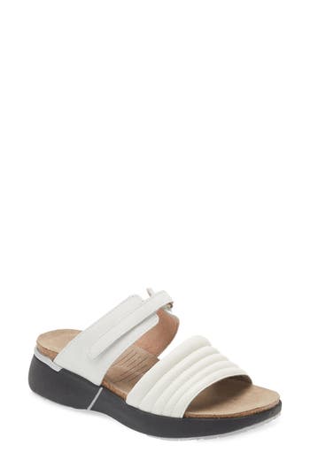 Naot Vesta Sandal In Soft White Leather