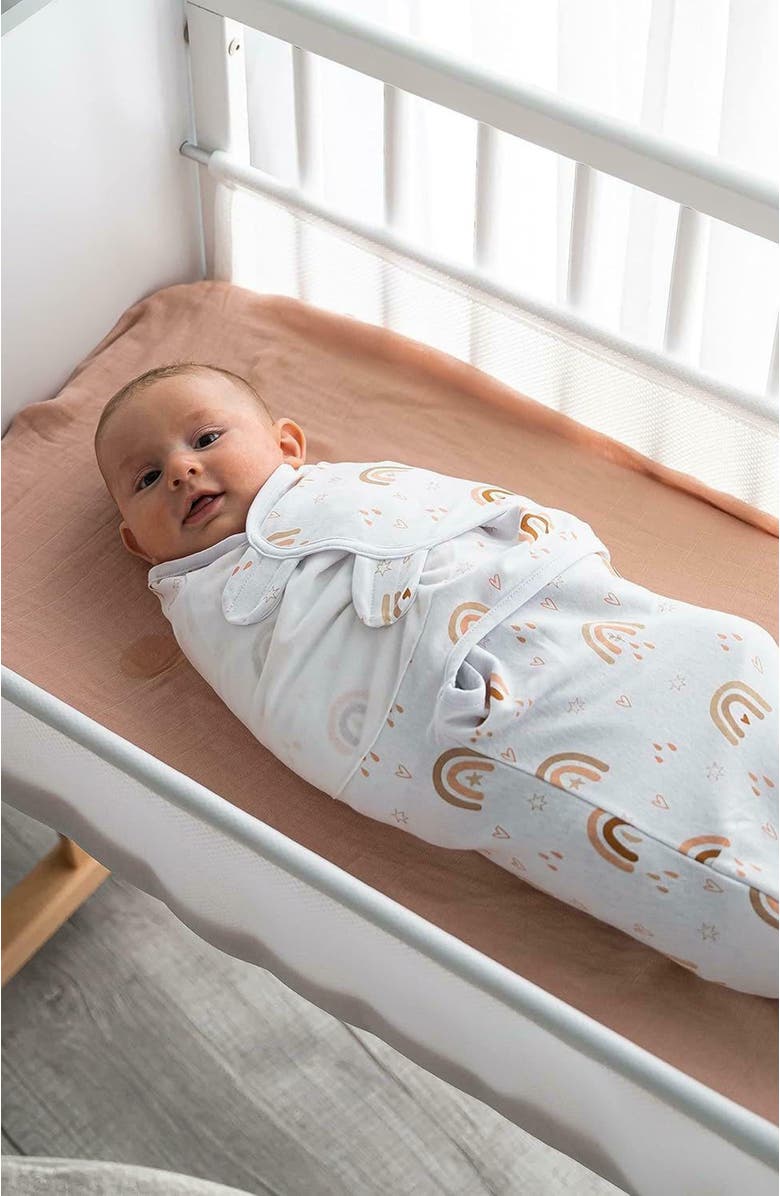 Comfy Cubs Easy Swaddle Blankets - Pack of 3, Alternate, color, Rainbow Bohemian
