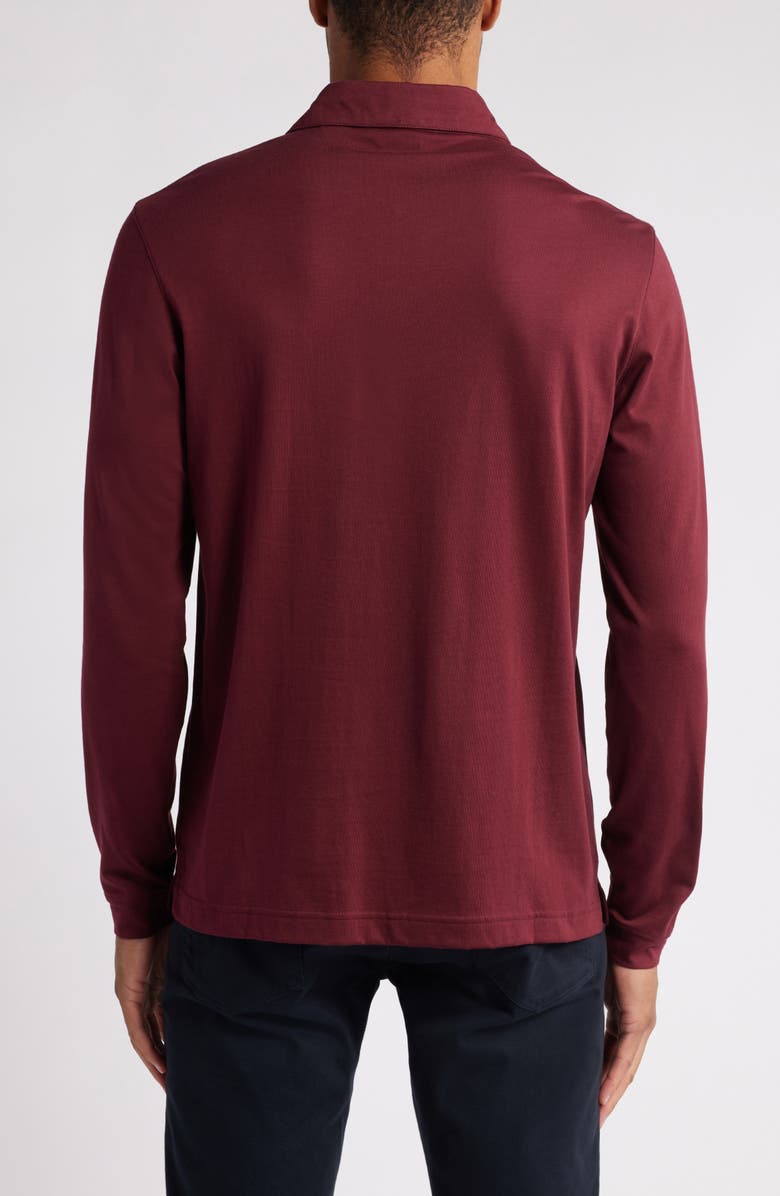 Scott Barber Long Sleeve Pima Cotton Jersey Polo, Alternate, color,