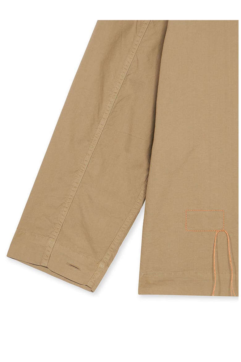 Oversize Cotton Twill Shirt, Alternate, color, CAMEL
