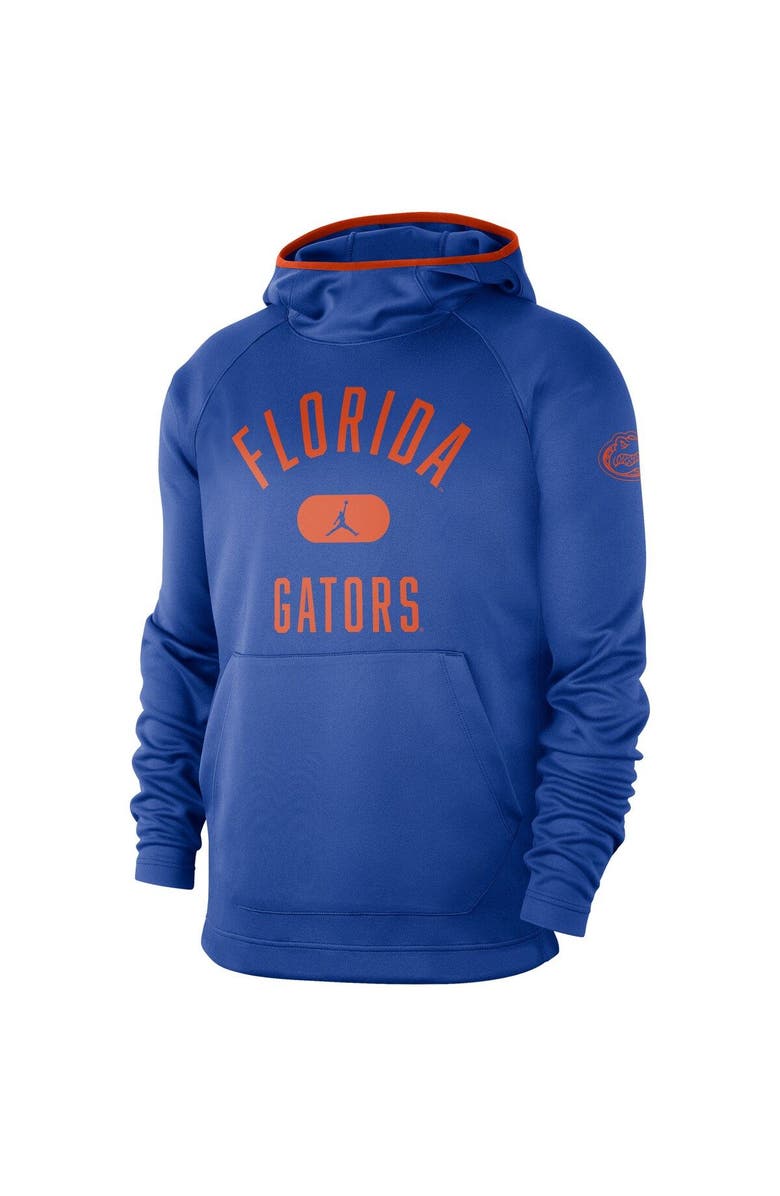Jordan Brand Men's Jordan Brand Royal Florida Gators Basketball Spotlight Performance Raglan Pullover Hoodie, Alternate, color, 