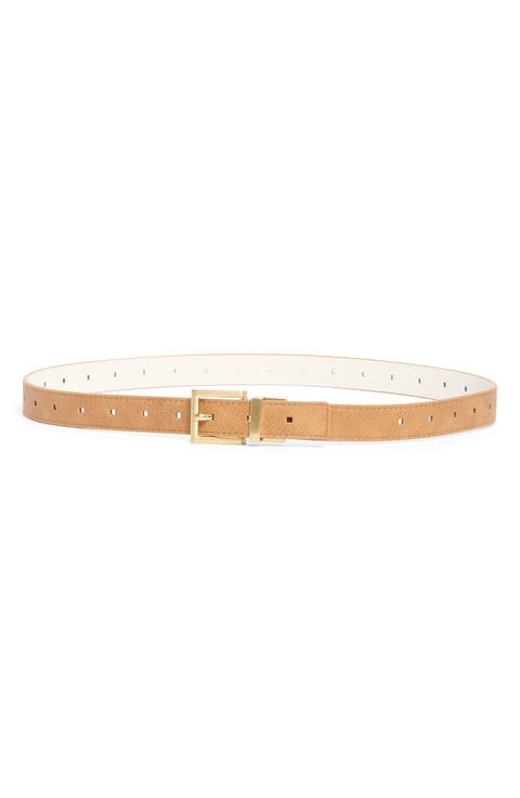 Reversible Faux Leather Belt