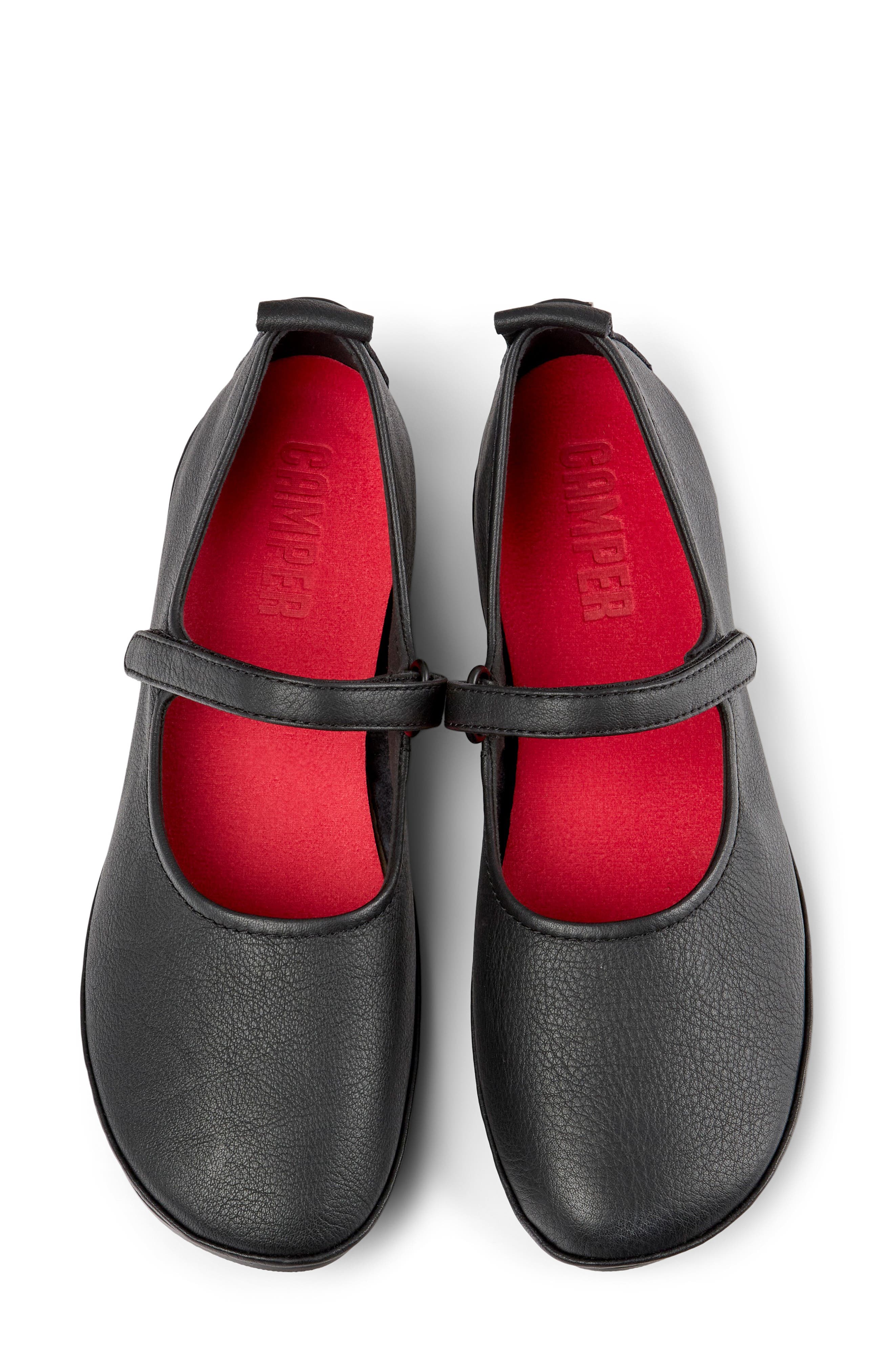 Camper Nina Flat, Alternate, color, Black