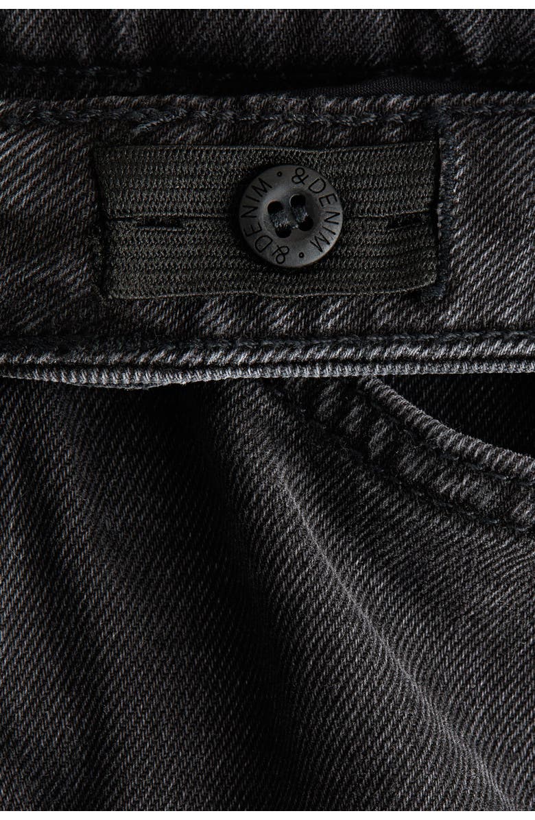 H&M Wide Leg Jeans, Alternate, color, Black