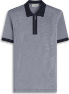 Bugatchi Quarter Zip Polo