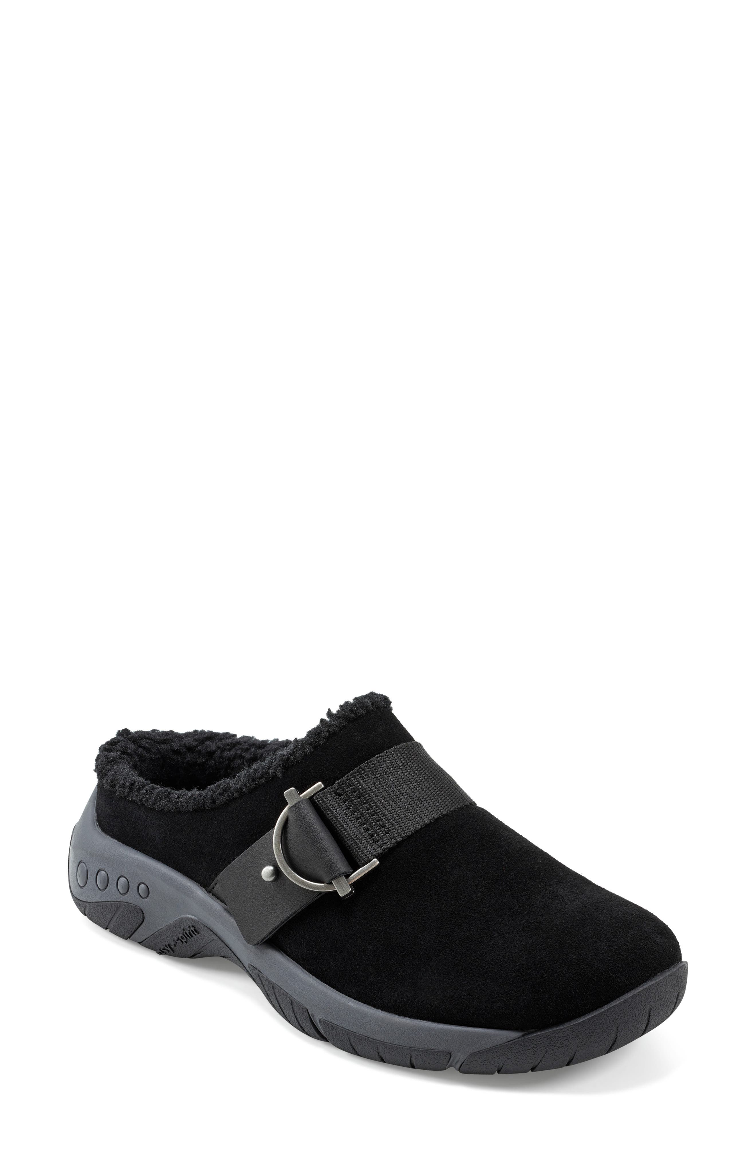 Easy Spirit Wend Faux Fur Clog Sneaker, Main, color, 