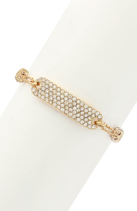 Raya Crystal Plate Bracelet