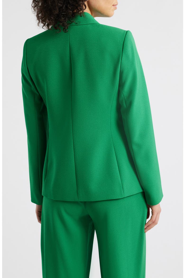 One-Button Blazer, Alternate, color, EMERALD