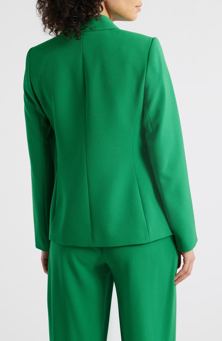 Tahari ASL One-Button Blazer, Alternate, color, Emerald
