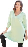 Roaman's French Terry Tunic Hoodie