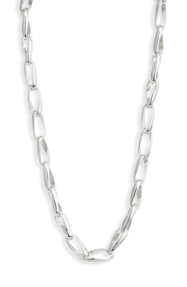 Nordstrom Polished Cable Link Chain Necklace, Main, color,
