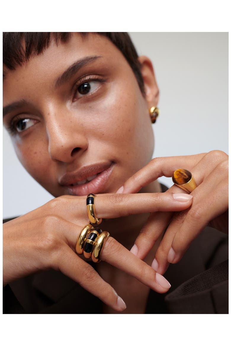 x Kate Young Onyx Ring, Alternate, color, 18K GOLD VERMEIL