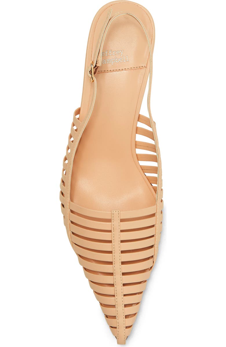 Jeffrey Campbell Striper Kitten Heel Slingback Pump, Alternate, color,