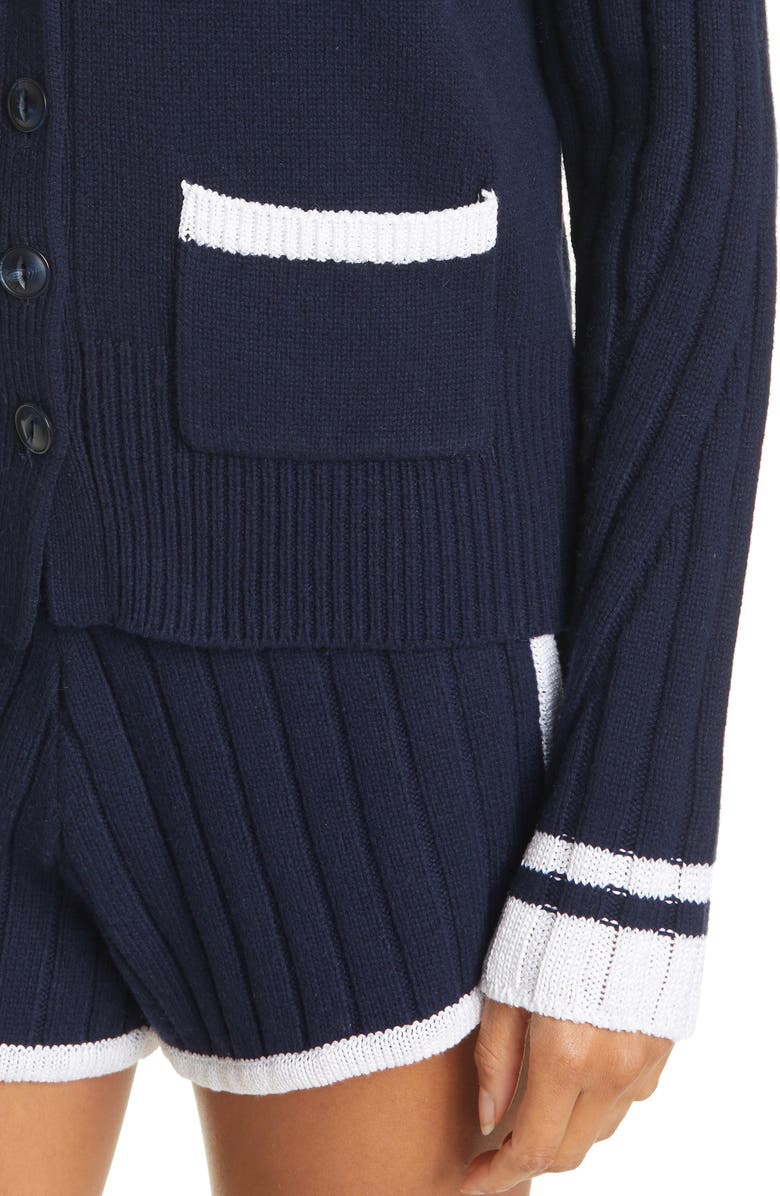 rag & bone Serena Merino Wool Blend Cardigan, Alternate, color, 