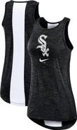 Nike Women's Nike Black Chicago White Sox Dri-FIT Performance Right Mix High Neck Tank Top