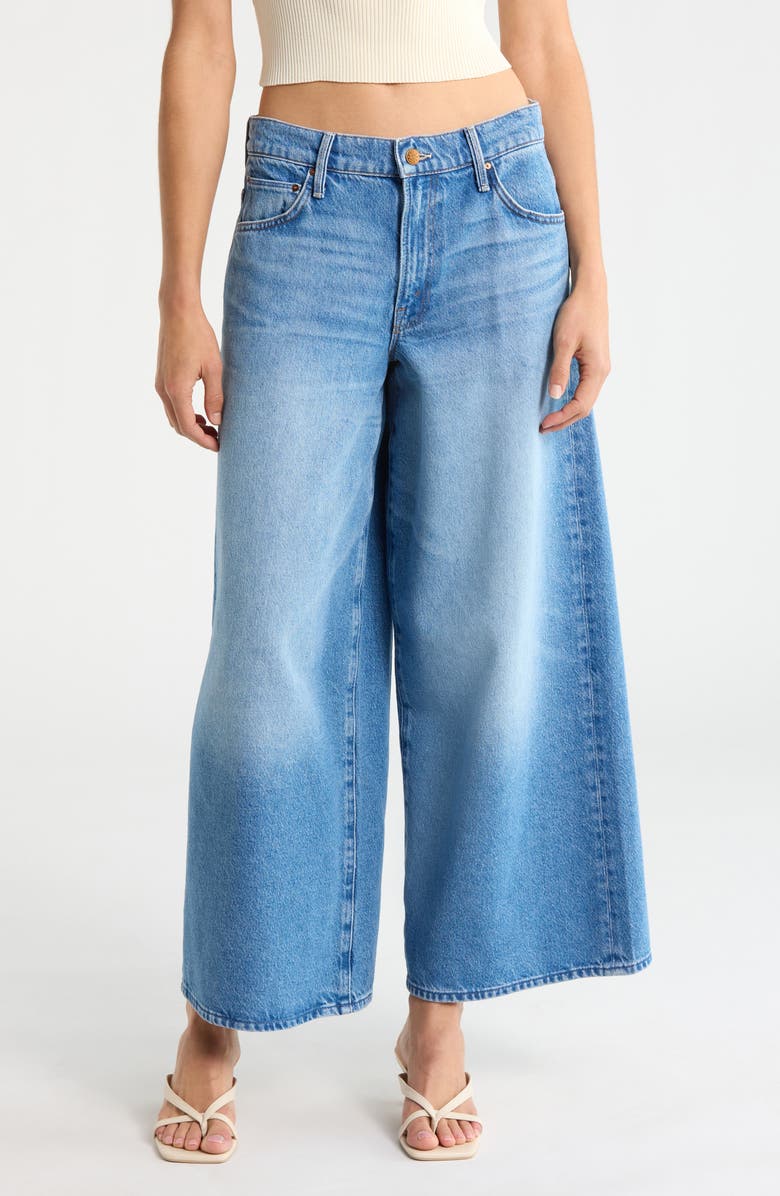 MOTHER The Rigatoni High Waist Wide Leg Jeans, Main, color, Out To Lunch