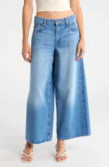MOTHER The Rigatoni High Waist Wide Leg Jeans