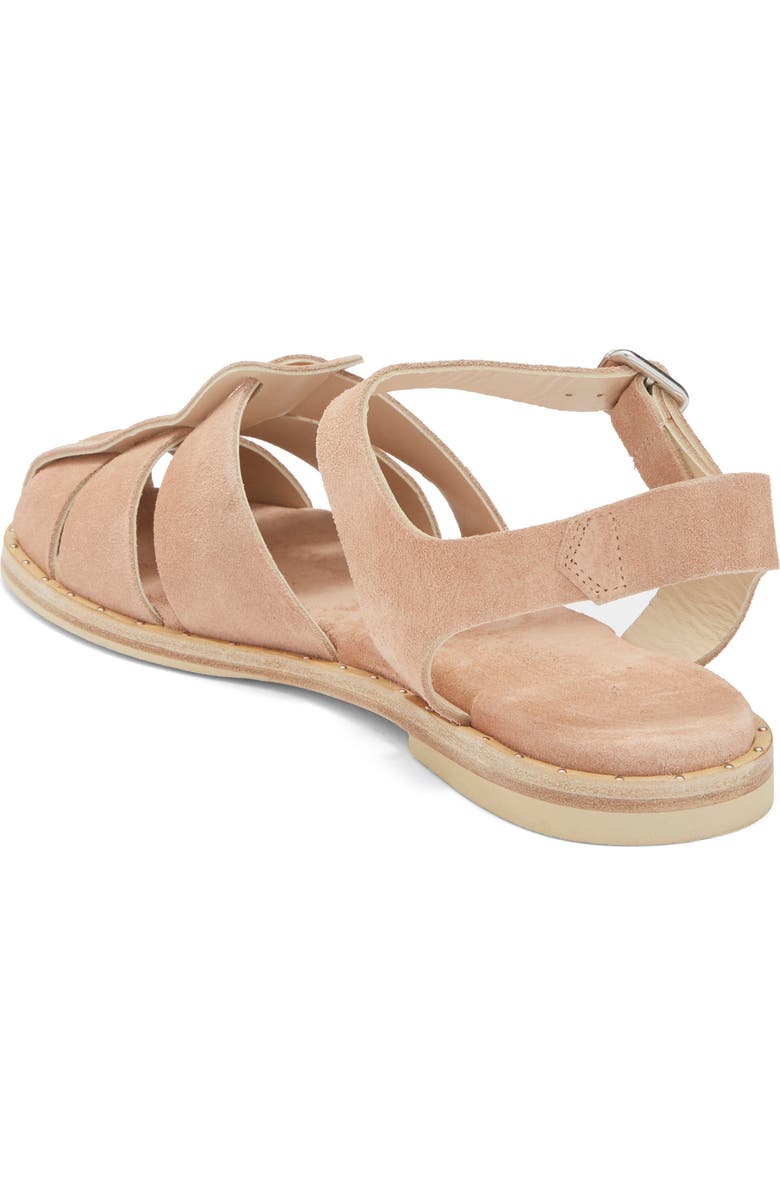 Freda Salvador Sera Fisherman Sandal, Alternate, color, Blush Suede