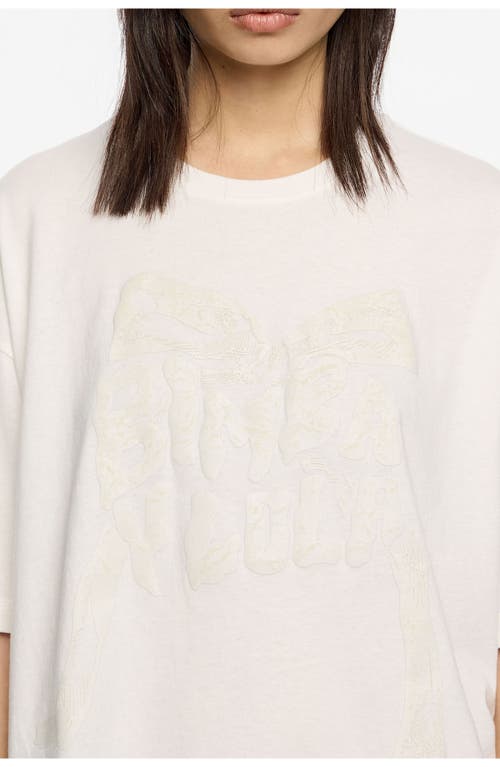 Bimba Y Lola Logo Tie T-shirt In White