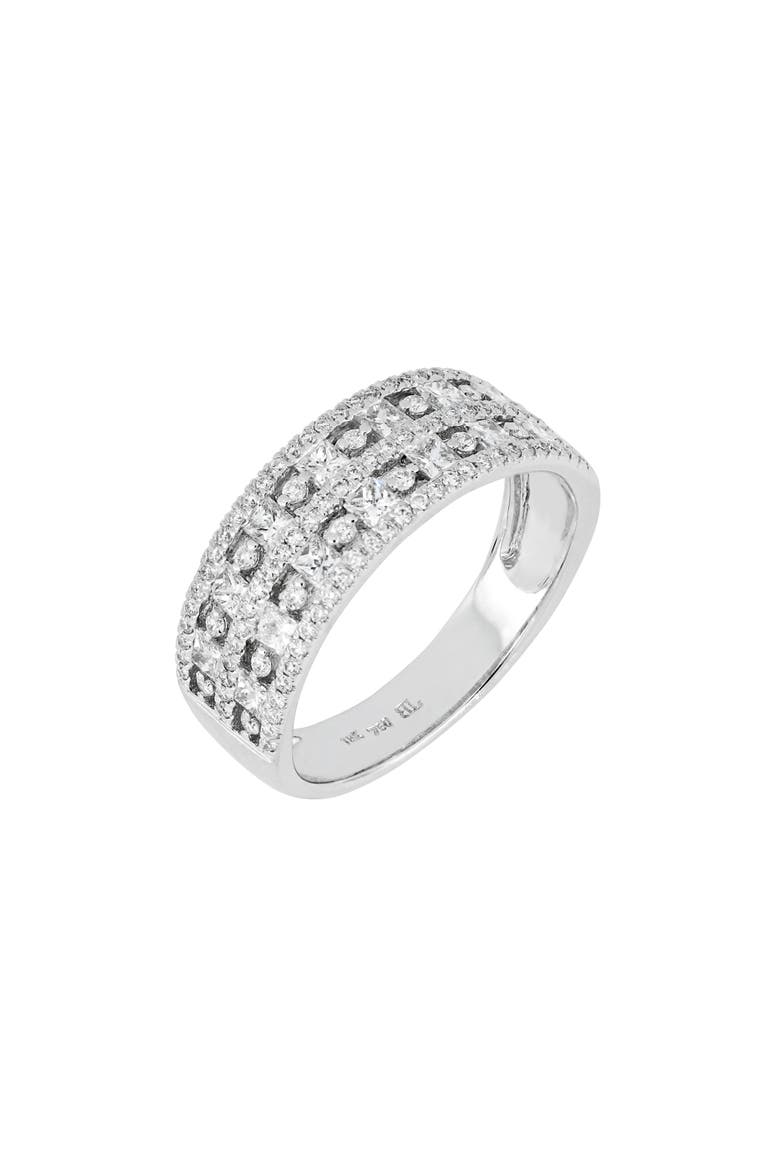 Diamond Band Ring (Nordstrom Exclusive), Main, color, WHITE GOLD
