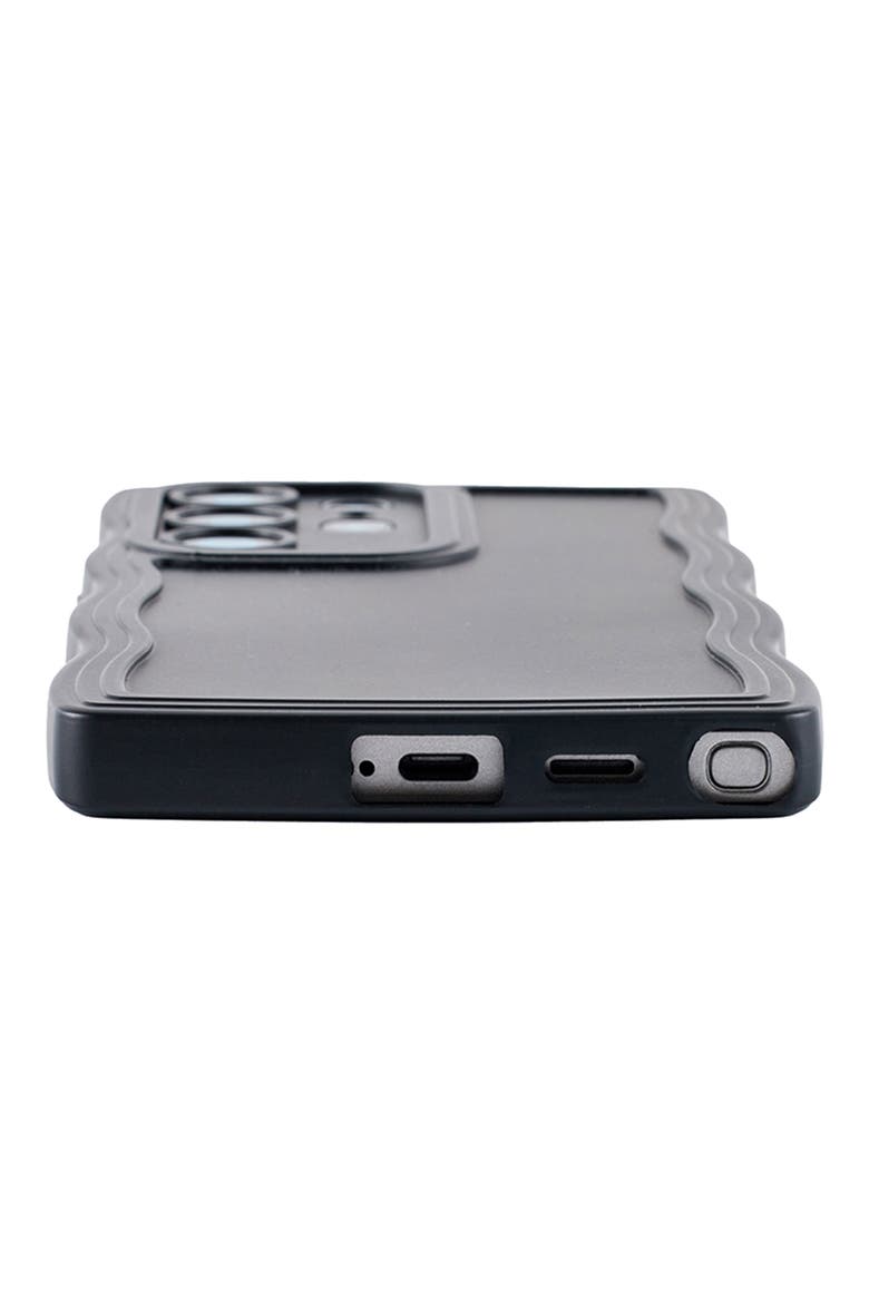 Black Wavy S24 Ultra Phone Case, Alternate, color, BLACK