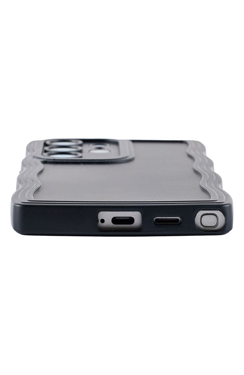 Auramma Black Wavy S24 Ultra Phone Case, Alternate, color, Black
