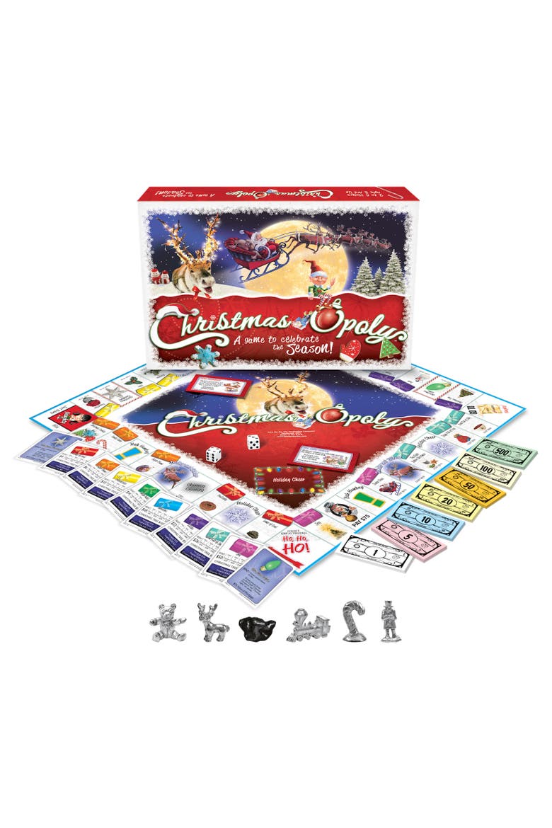 Christmasopoly Board Game, Main, color, Multicolored