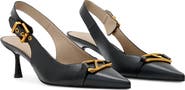 AllSaints Hera Pointed Toe Slingback Pump
