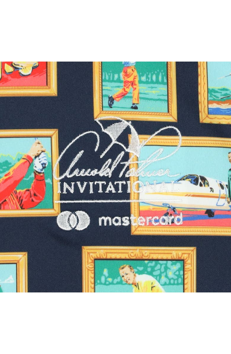 PUMA Men's Puma Navy Arnold Palmer Invitational Photo MATTR Polo, Alternate, color, Navy