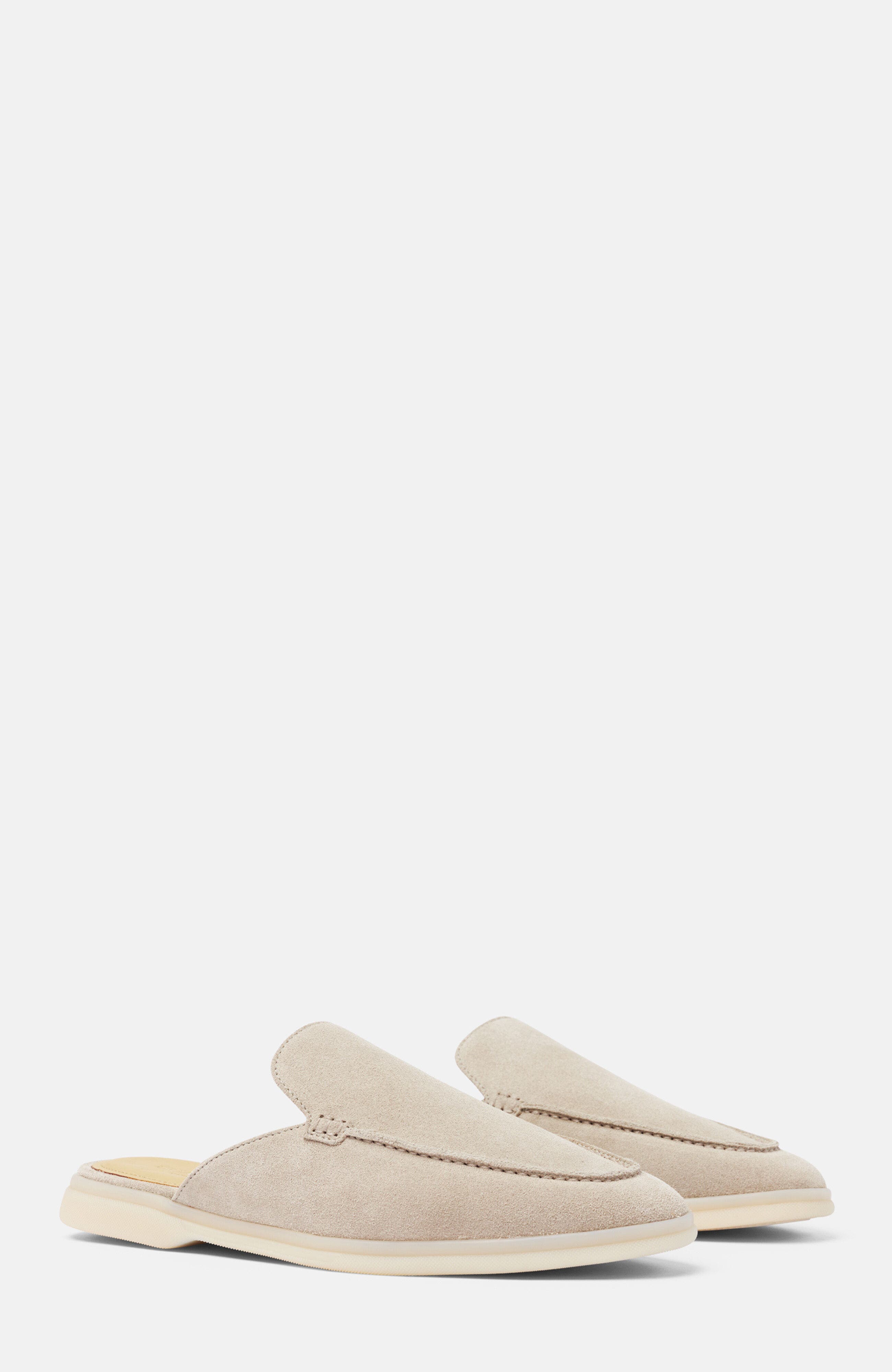 Lucrezio Slippers, Main, color, Sand - Suede