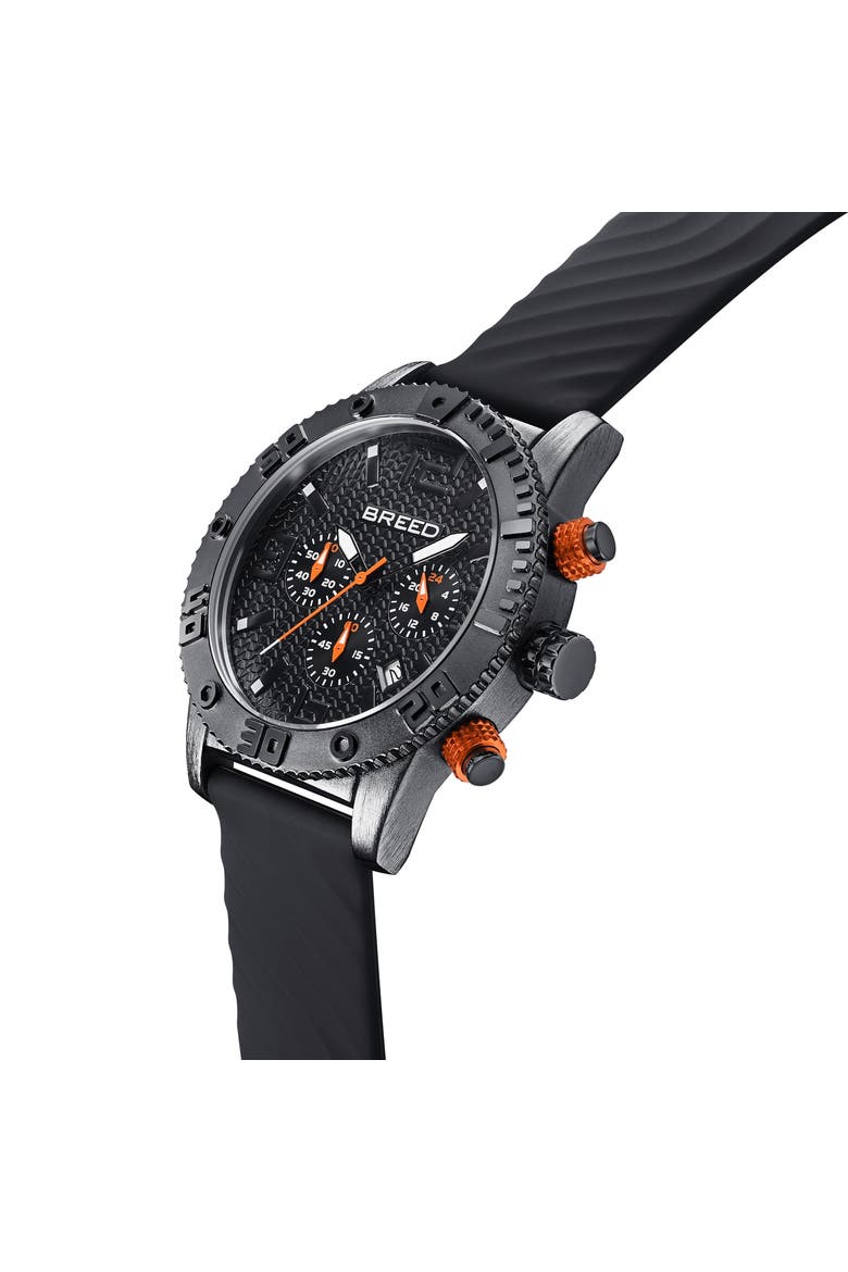 Double Agent Chronograph Watch with Date, Alternate, color, Black