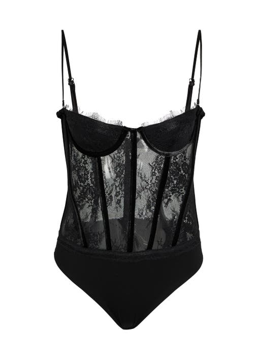 Shop Retroféte Retrofête Gisela Bodysuit In Black
