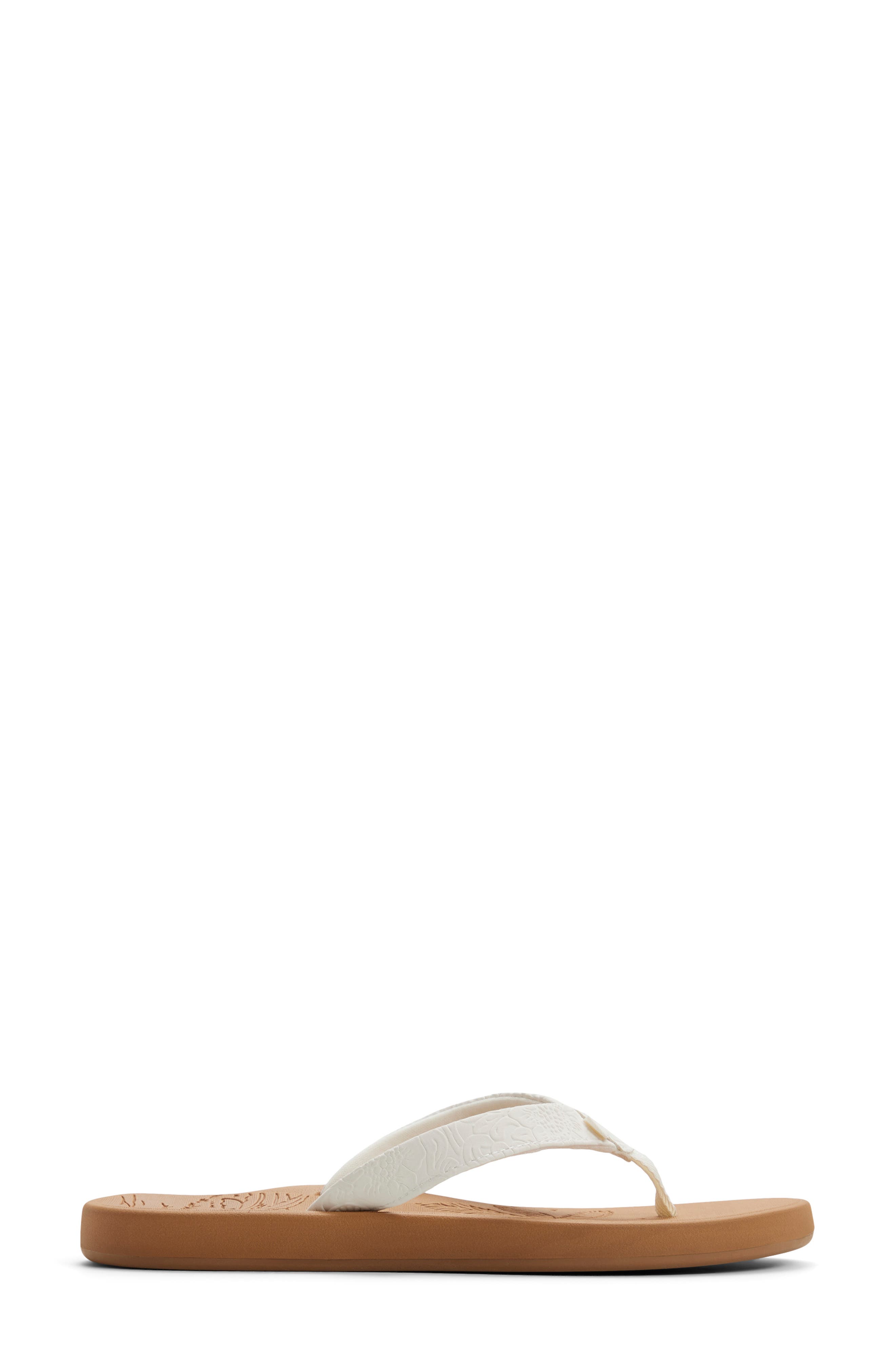 Deeliah III Flip Flop, Alternate, color, CREAM