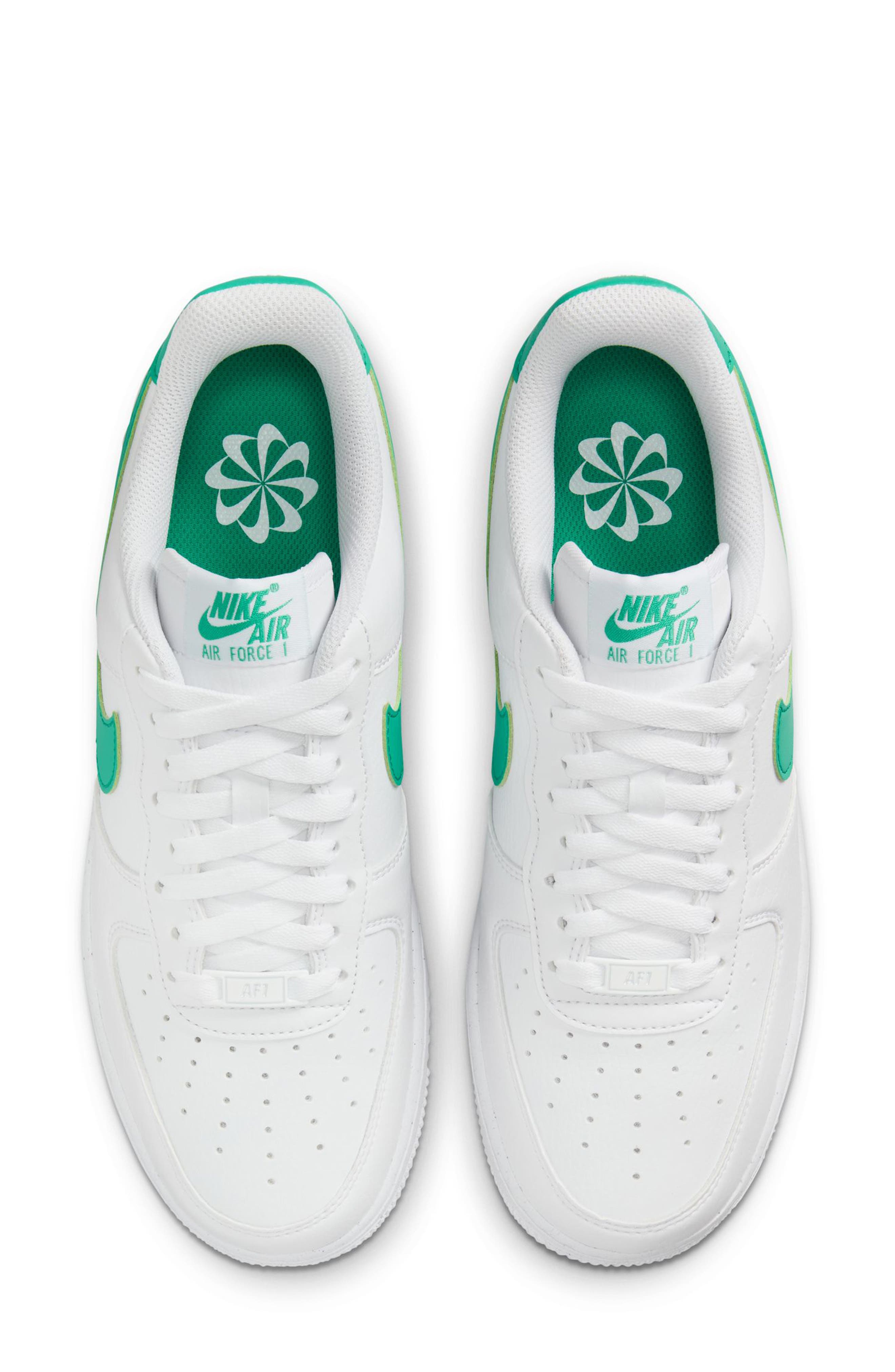 Nike Air Force 1 '07 SE Sneaker, Alternate, color, 108 White/Stagrn