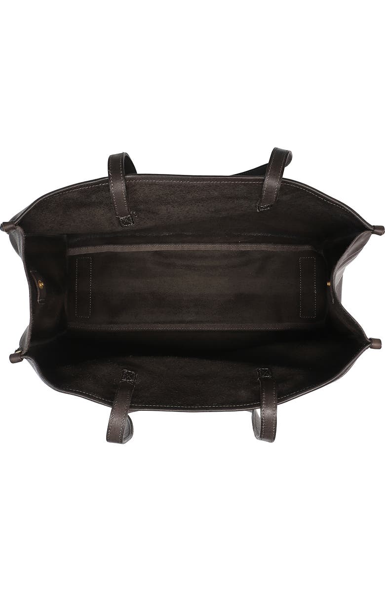 OLD TREND Clivia Genuine Leather Structured Carryall Tote, Alternate, color, Grey