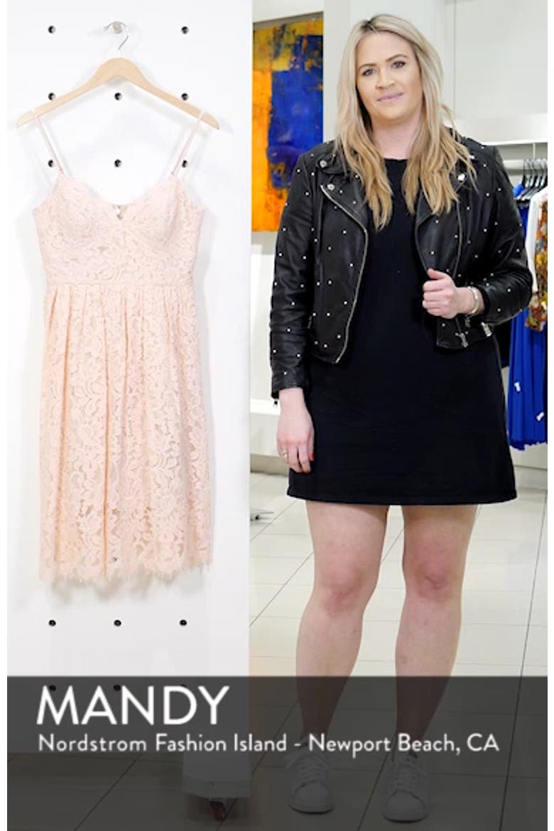 Lace Fit & Flare Dress video