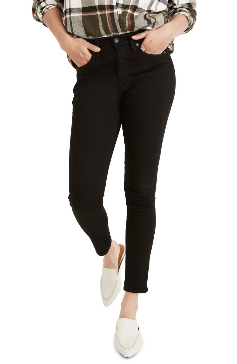 Madewell 10-Inch High Waist Skinny Jeans, Main, color, 