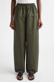 Alaïa Cotton Peplum Pants