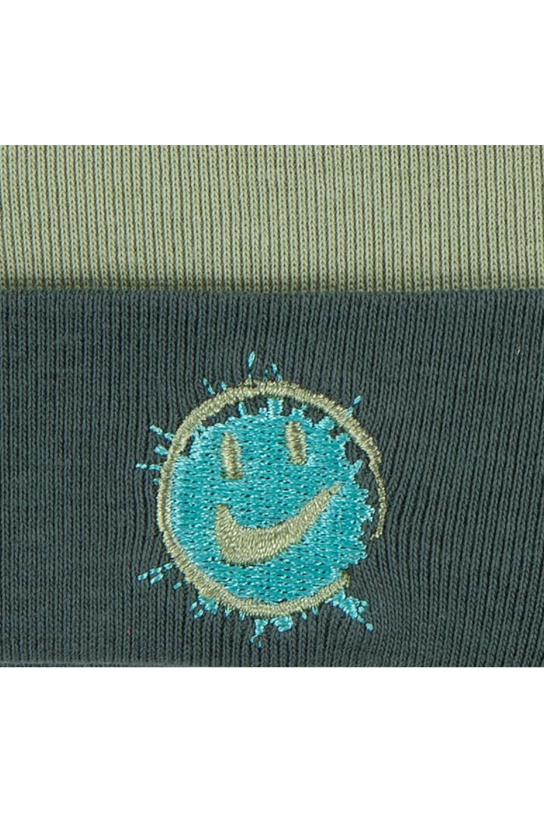 Nike Just Do It Bodysuit, Bib & Beanie Set, Alternate, color, Sail