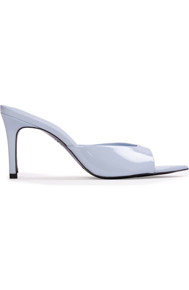BLACK SUEDE STUDIO Brea 80 Mule, Main, color, Sky Blue Patent Leather