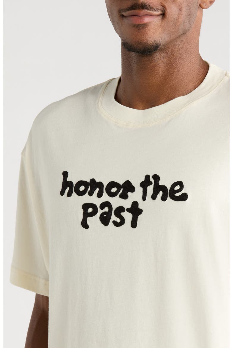 Honor the Past Cotton Graphic T-Shirt, Alternate, color, BONE